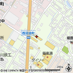 日産プリンス滋賀彦根店周辺の地図