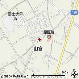 静岡県富士宮市山宮958周辺の地図
