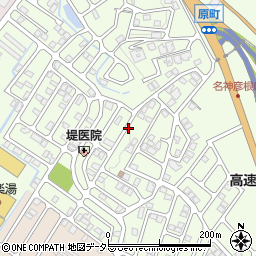 滋賀県彦根市原町周辺の地図