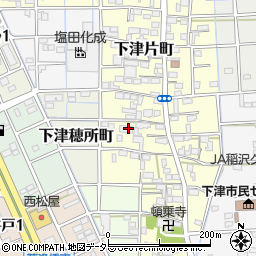愛知県稲沢市下津片町153周辺の地図
