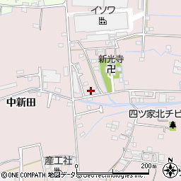 愛知県春日井市西屋町中新田72周辺の地図