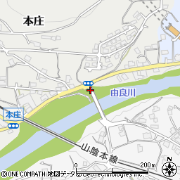 京都府京丹波町（船井郡）本庄（横畑）周辺の地図