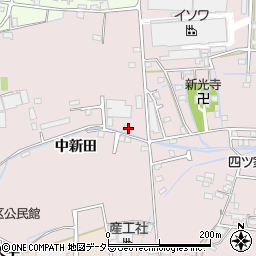 愛知県春日井市西屋町中新田87周辺の地図