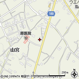 静岡県富士宮市山宮56周辺の地図