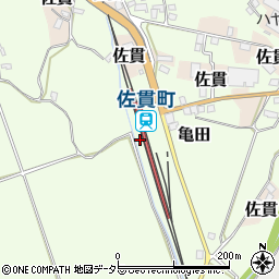 佐貫町駅周辺の地図