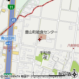 愛知県西春日井郡豊山町青山金剛周辺の地図