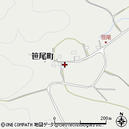 滋賀県彦根市笹尾町251周辺の地図