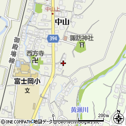 静岡県御殿場市中山262周辺の地図