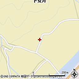 鳥取県日野郡江府町下安井236-1周辺の地図