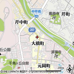 滋賀県彦根市大橋町17周辺の地図