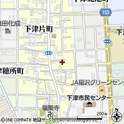 愛知県稲沢市下津片町128周辺の地図