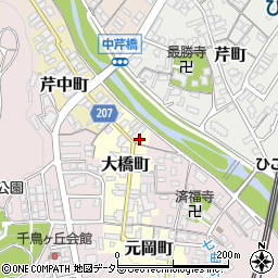 滋賀県彦根市大橋町29周辺の地図