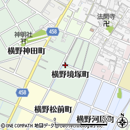 愛知県稲沢市横野境塚町周辺の地図