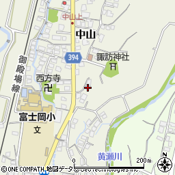 静岡県御殿場市中山263周辺の地図