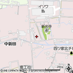 愛知県春日井市西屋町中新田71-11周辺の地図