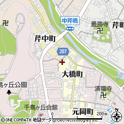 滋賀県彦根市大橋町21周辺の地図