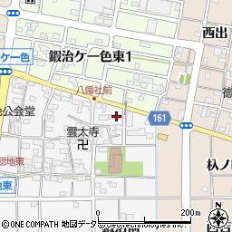 愛知県北名古屋市鍜治ケ一色村内東49周辺の地図