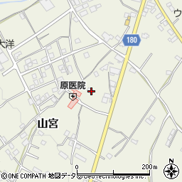 静岡県富士宮市山宮54周辺の地図