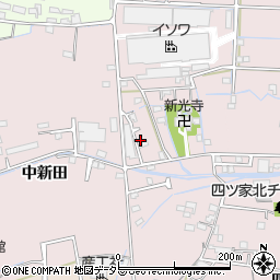 愛知県春日井市西屋町中新田71-10周辺の地図