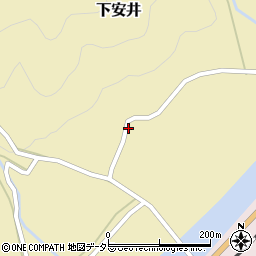 鳥取県日野郡江府町下安井242周辺の地図