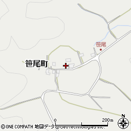 滋賀県彦根市笹尾町332周辺の地図