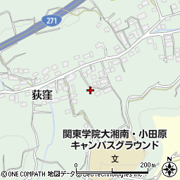 神奈川県小田原市荻窪822周辺の地図