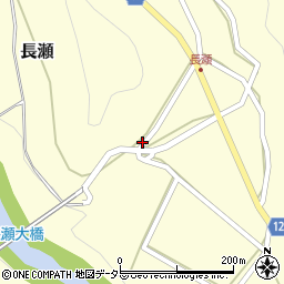 京都府船井郡京丹波町長瀬西田周辺の地図