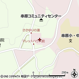 恵那市役所串原振興事務所　串原福祉センター周辺の地図