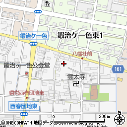 愛知県北名古屋市鍜治ケ一色村内東周辺の地図