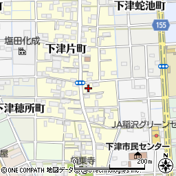 愛知県稲沢市下津片町132周辺の地図