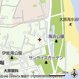 サンフラワー大原周辺の地図