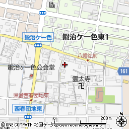 愛知県北名古屋市鍜治ケ一色村内東73周辺の地図