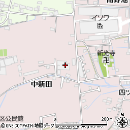 愛知県春日井市西屋町中新田84周辺の地図