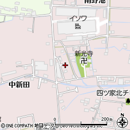 愛知県春日井市西屋町中新田71周辺の地図