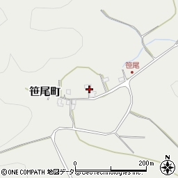 滋賀県彦根市笹尾町322周辺の地図