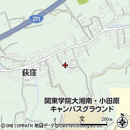 神奈川県小田原市荻窪821周辺の地図
