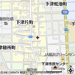 愛知県稲沢市下津片町127周辺の地図