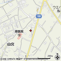 静岡県富士宮市山宮60周辺の地図