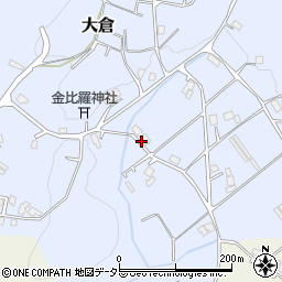 京都府京丹波町（船井郡）大倉（下垣内）周辺の地図