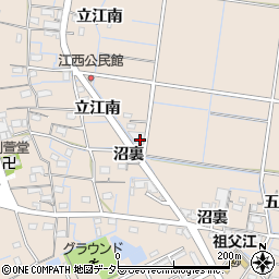 愛知県稲沢市祖父江町祖父江江西179周辺の地図