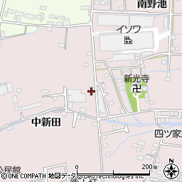 愛知県春日井市西屋町中新田82周辺の地図