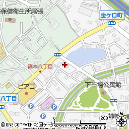 愛知県春日井市下市場町3丁目8周辺の地図