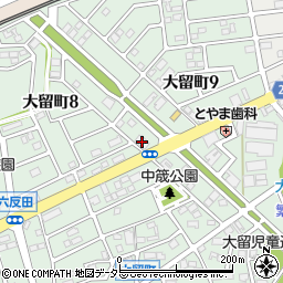 焼肉きんぐ春日井大留店周辺の地図