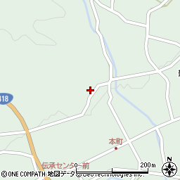 長野県下伊那郡阿南町新野2003周辺の地図