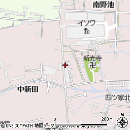 愛知県春日井市西屋町中新田80周辺の地図