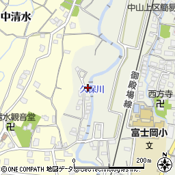静岡県御殿場市中山125周辺の地図
