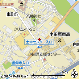 國際油化株式会社　小田原給油所周辺の地図