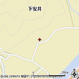 鳥取県日野郡江府町下安井206周辺の地図
