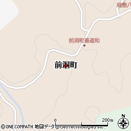 愛知県豊田市前洞町周辺の地図