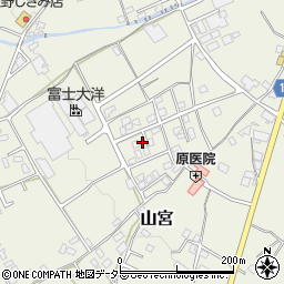 静岡県富士宮市山宮946周辺の地図